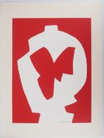 Serge Poliakoff (1900-1969) - Composition blanc et rouge