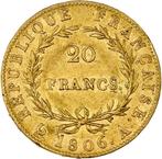 6,45 grams - Goud .900 - 20 Francs 1806 A - Napoléon 1er