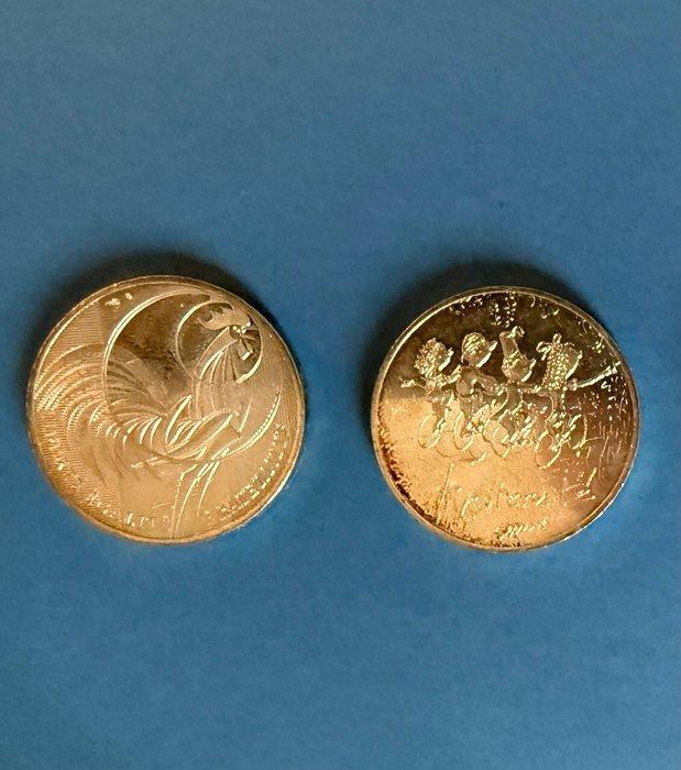 Frankrijk. 10 Euro 2008 (4 monnaies) (Zonder Minimumprijs), Postzegels en Munten, Munten | Europa | Euromunten