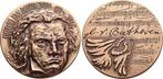 Bronze-medaille o Jahr 1977 Musik Beethoven, Ludwig van 1..., Postzegels en Munten, Verzenden