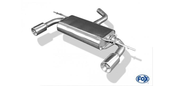 FOX VW Golf V Plus Cross 5M einddemper uitgang rechts/links, Autos : Pièces & Accessoires, Systèmes d'échappement, Envoi