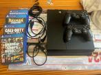 Sony - Playstation 4 (PS4) - 500GB + 4 games  & 2, Games en Spelcomputers, Nieuw