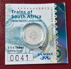 Zuid-Afrika. 2 1/2 Cent 2013 PROOF Tickey Diesel Train 2, Postzegels en Munten