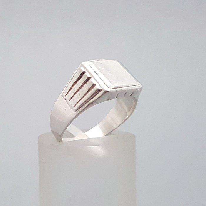 Zilver, Art Deco, Zegelring - Ring, Antiek en Kunst, Kunst | Designobjecten
