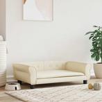 vidaXL Hondenmand 95x55x30 cm kunstleer crèmekleurig, Verzenden, Nieuw