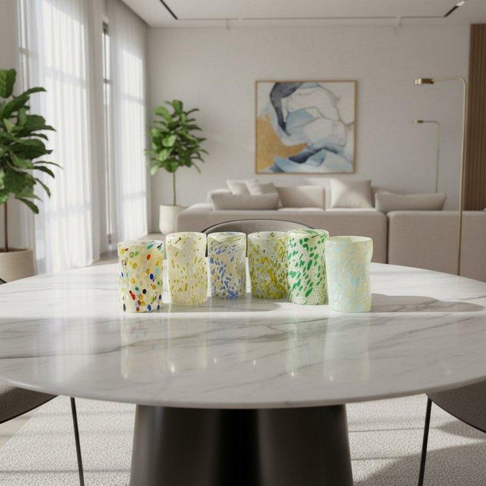 Drinkservies (6) - glas - Set van Murano-glazen, Antiek en Kunst, Antiek | Glaswerk en Kristal