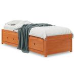 Bedbank 75x190 Wasbruin | Retour Deal | Slimme Koop, Bruin, Verzenden, Nieuw, 190 cm of minder