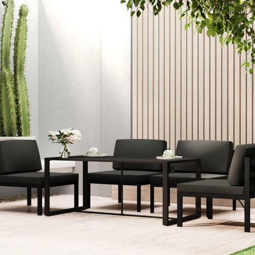 vidaXL Table à dîner dextérieur Anthracite 120x60x66 cm, Jardin & Terrasse, Ensembles de jardin, Neuf, Envoi