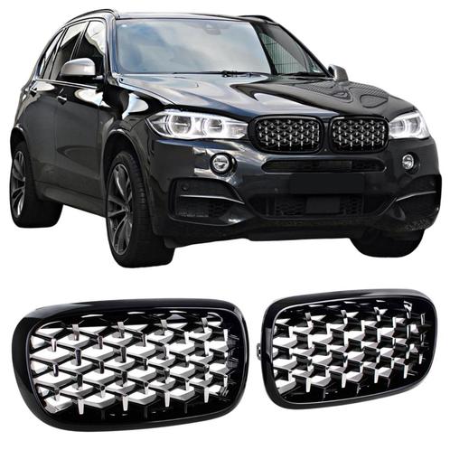 Grillen set | Nieren | BMW F15 X5 | 2014-2017 | Glanzend zwa, Auto-onderdelen, Carrosserie, Nieuw, BMW, Verzenden