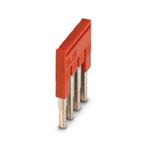 Phoenix Contact 4-Pool Brugconnector FBS 4-5 Rood - 3030187, Doe-het-zelf en Bouw, Elektriciteit en Kabels, Verzenden, Nieuw