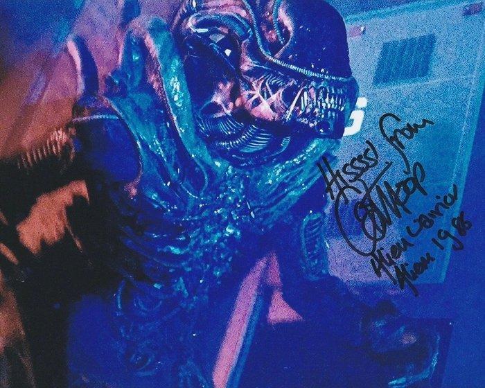 Alien - Signed by Carl Toop (Alien Warrior), Collections, Cinéma & Télévision