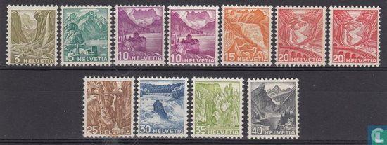 Zwitserland - Landschappen - 1936, Postzegels en Munten, Postzegels | Europa | Zwitserland, Postfris, Verzenden