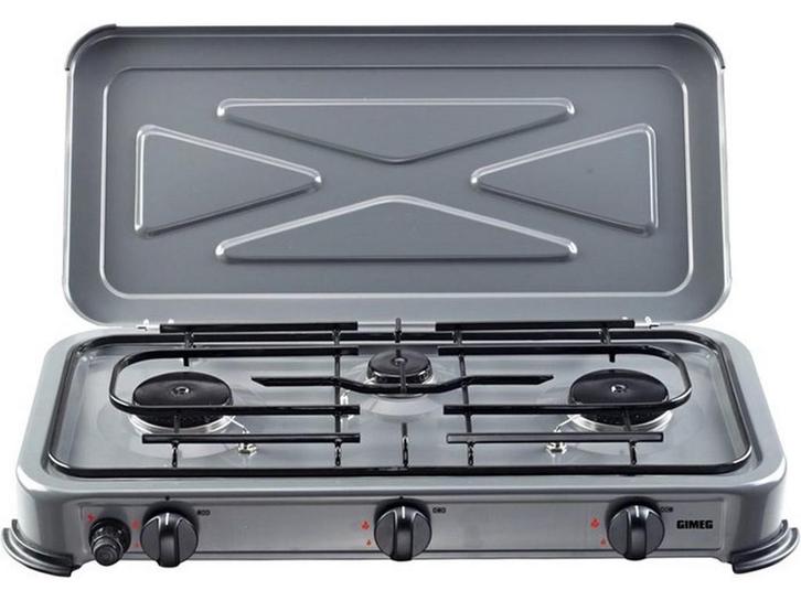 Gimeg Kooktoestel 3-Pits - 2x 2,2 kW branders en 1x 0,9 kW, Huis en Inrichting, Woonaccessoires | Overige, Zo goed als nieuw, Verzenden