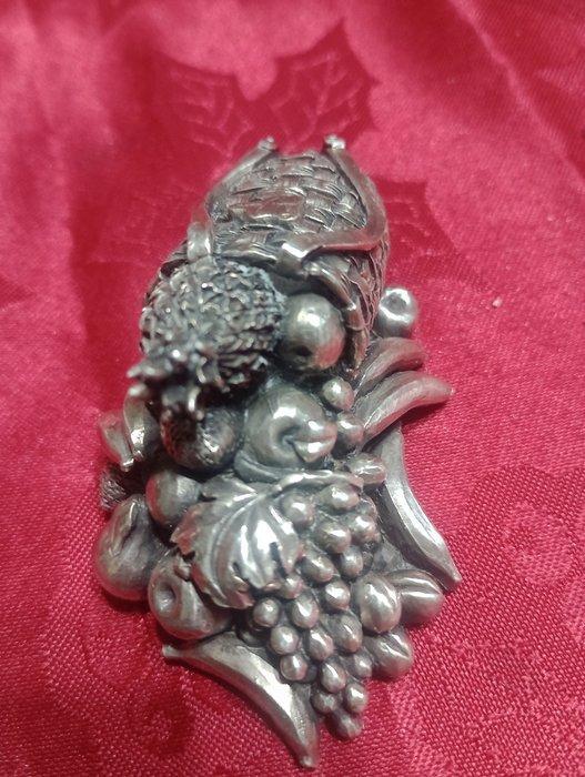 Sculpture, Prosperità a tavola - 0 cm - Argent laminé, Antiek en Kunst, Antiek | Zilver en Goud