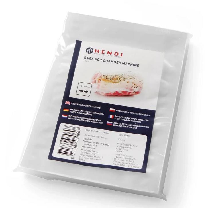 Vacuümzakken | 300x200mm | Glad | 100 Stuks HENDI, Zakelijke goederen, Horeca | Keukenapparatuur, Nieuw in verpakking, Verzenden