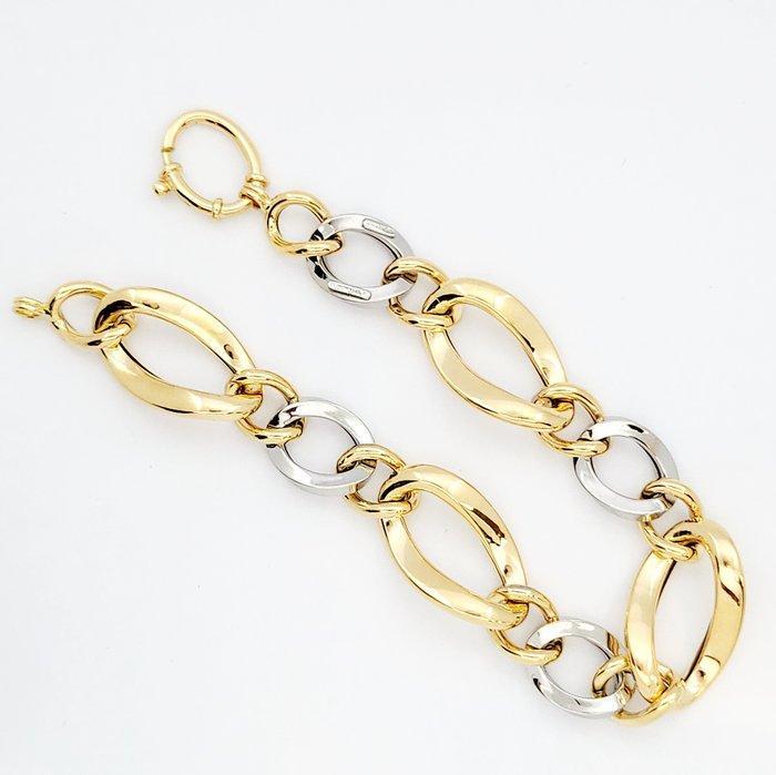 Armband - 18 karaat Geel goud, Witgoud, Handtassen en Accessoires, Armbanden