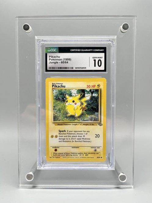 Wizards of The Coast Graded card - Pikachu - Jungle - 1999 -, Hobby & Loisirs créatifs, Jeux de cartes à collectionner | Pokémon