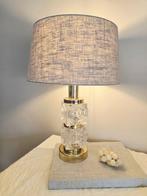 Tafellamp - Glas, Messing, Metaal, Antiek en Kunst