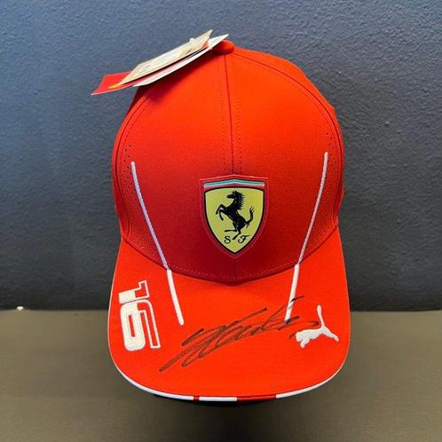 Ferrari - Formule 1 - Charles Leclerc - 2024 - Casquette de, Verzamelen, Automerken, Motoren en Formule 1