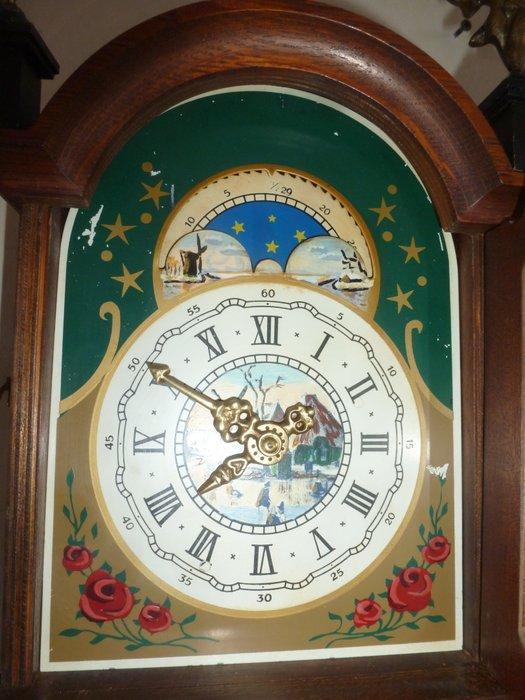 Horloge à queue frisonne - Bois, Laiton - 1960-1970, Antiek en Kunst, Antiek | Klokken