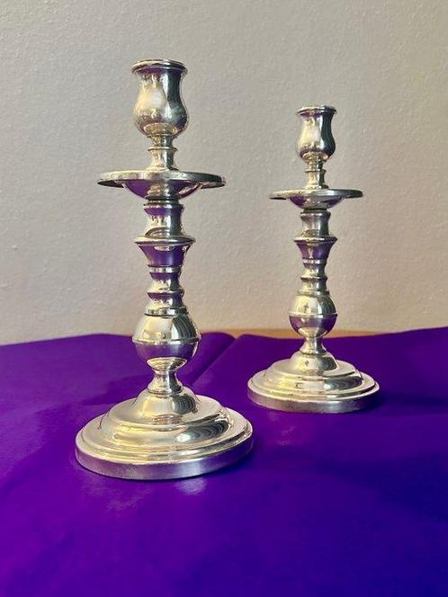 Fleuron - Kandelaber (2) - Verzilverd - Geen veilingprijs, Antiek en Kunst, Curiosa en Brocante