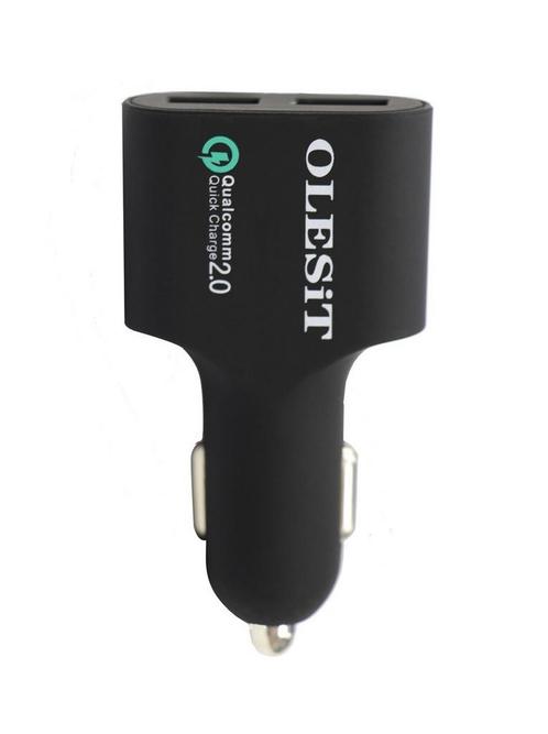OLESiT Dual USB Fast Charge 36W - Autolader Qualcomm Quick, Télécoms, Chargeurs de voiture, Envoi