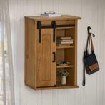 vidaXL Hangkast HALDEN met schuifdeur 49x22,5x70 cm, Verzenden, Nieuw