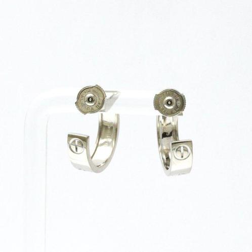 Cartier - Boucles doreilles - Love - 18 carats Or blanc, Handtassen en Accessoires, Oorbellen