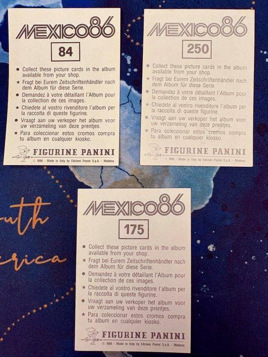 Panini Mexico 86 World Cup Maradona #84, Platini #175, Zico, Verzamelen, Stickers