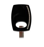 Hanger - 18 karaat Witgoud Onyx - Diamant - Hanger in 18k