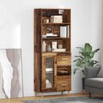 vidaXL Highboard Oud hout 69,5 x 34 x 180 cm Bewerkt hout, Verzenden