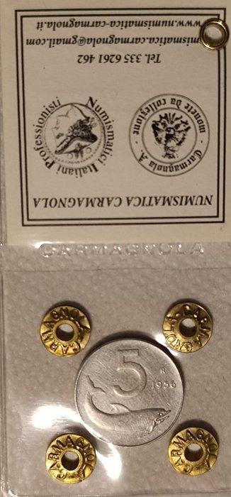 Italië. 5 Lire 1956 Delfino (Zonder Minimumprijs), Timbres & Monnaies, Monnaies | Europe | Monnaies non-euro