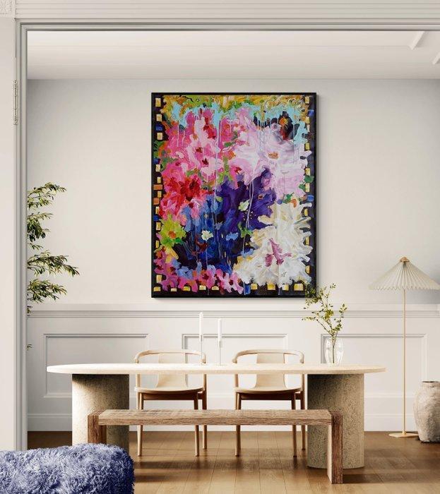 Romi Gianna - Gold Bloom -XXL, Antiek en Kunst, Kunst | Designobjecten