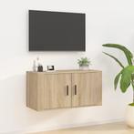 vidaXL Tv-wandmeubel 80x34,5x40 cm sonoma eikenkleurig, Huis en Inrichting, Kasten |Televisiemeubels, Verzenden, Nieuw