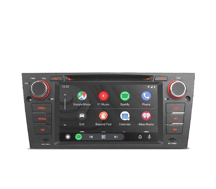 Autoradio Gps Android 12 Pour Bmw Série 3 E90 E91 E92 E93 05, Auto diversen, Autonavigatie, Verzenden