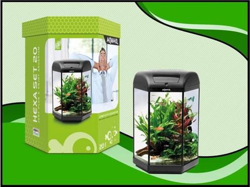 Hexa 60 aquarium set compleet (Hexa aquarium set), Dieren en Toebehoren, Vissen | Aquaria en Toebehoren, Nieuw, Verzenden