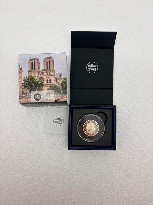 Frankrijk. 2 Euro 2025 Notre Damme - Proof (Zonder, Postzegels en Munten, Munten | Europa | Euromunten