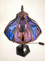 Lampe de table - Métal, Verre - Style Tiffany, Antiek en Kunst