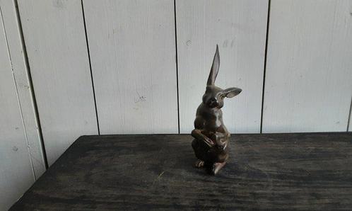 P.Chenet - Beeld, Konijn - 14.5 cm - Brons, Antiek en Kunst, Curiosa en Brocante
