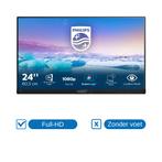 Philips V Line Full HD LCD-monitor 243V7QDSB/00, Ophalen of Verzenden