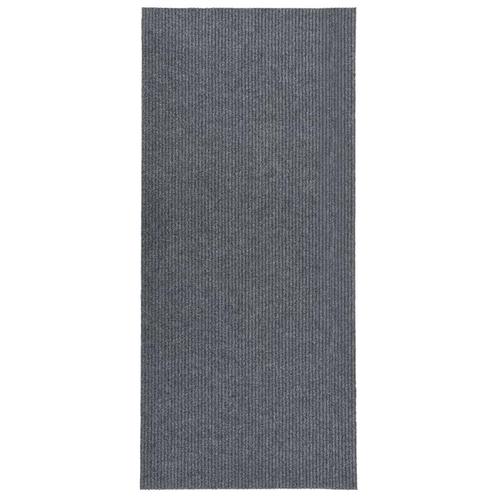 vidaXL Droogloopmat 100x250 cm grijs, Huis en Inrichting, Stoffering | Tapijten en Vloerkleden, Nieuw, Verzenden