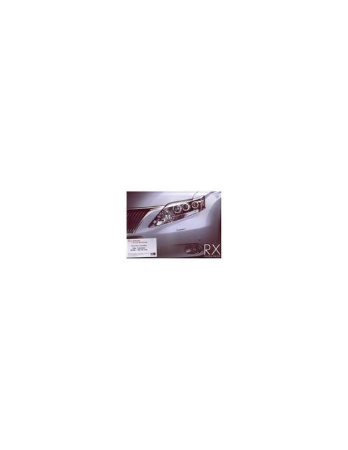 2010 LEXUS RX 450 350 BROCHURE THAIS, Boeken, Auto's | Folders en Tijdschriften, Ophalen of Verzenden