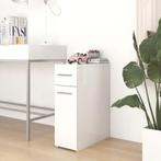 vidaXL Apothekerskast 20x45,5x60 cm bewerkt hout wit, Verzenden, Nieuw