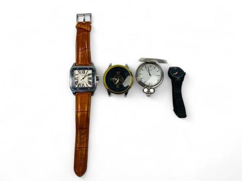 Veiling - Partij van 4 Diverse Horloges | Ongecontroleerd, Handtassen en Accessoires, Horloges | Antiek