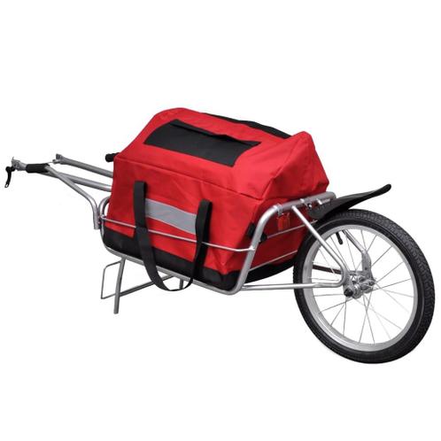 Consequent preambule voor ② vidaXL Fietskar voor vracht met wiel en opbergzak — Accessoires vélo |  Remorques — 2ememain