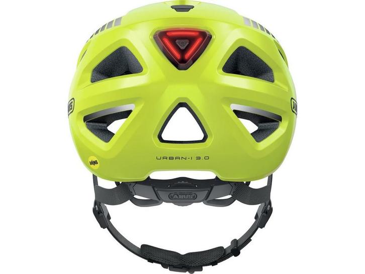 ABUS Urban-I 3.0 - Fietshelm - MIPS - Geel M 52-58, Huis en Inrichting, Woonaccessoires | Overige, Zo goed als nieuw, Verzenden