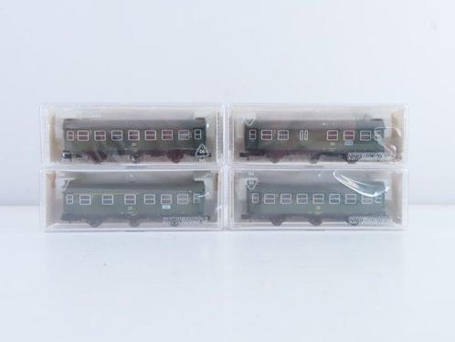 Fleischmann N - 809701/809902/809801/809901 - Wagon de, Hobby en Vrije tijd, Modeltreinen | N-Spoor