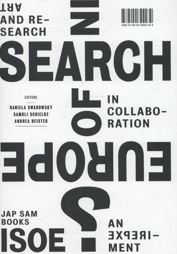 In search of Europe? / An experiment 9789490322434, Verzenden