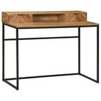 vidaXL Bureau 110x50x87 cm Massief Hout Acacia, Huis en Inrichting, Verzenden, Nieuw