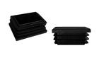Plastic stoelpootdop (intern, rechthoek, 19-23-25, zwart) [, Verzenden, Nieuw